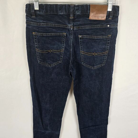 Lucky Brand Jeans Women's 16 Blue Dark Wash Classic Straight - Picture 5 of 16